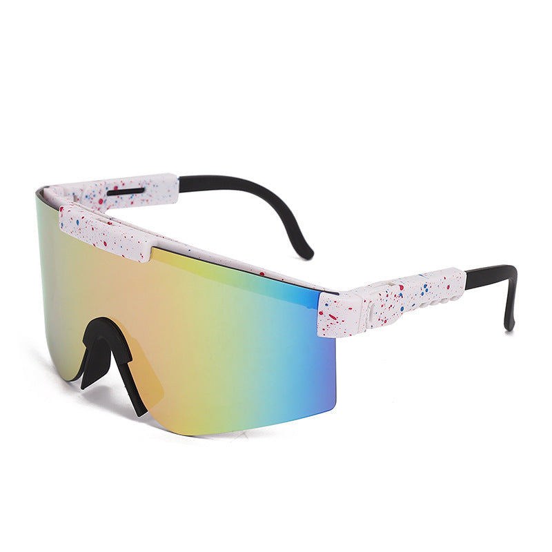 Damen Sportliche Statement-Sonnenbrille im modernen Design Karnz