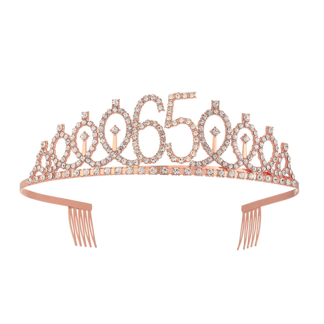 Damen Kristallverzierte Tiara mit elegantem Design Karnz
