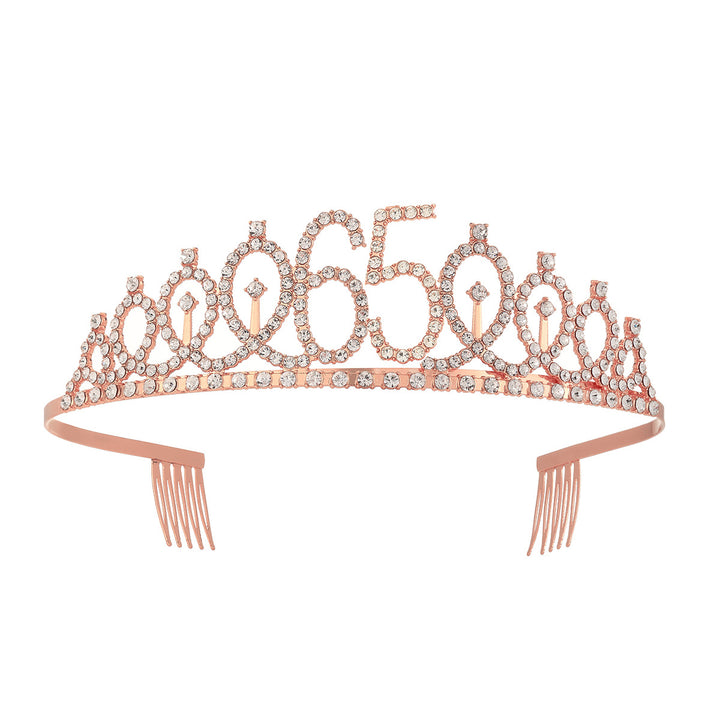 Damen Kristallverzierte Tiara mit elegantem Design Karnz