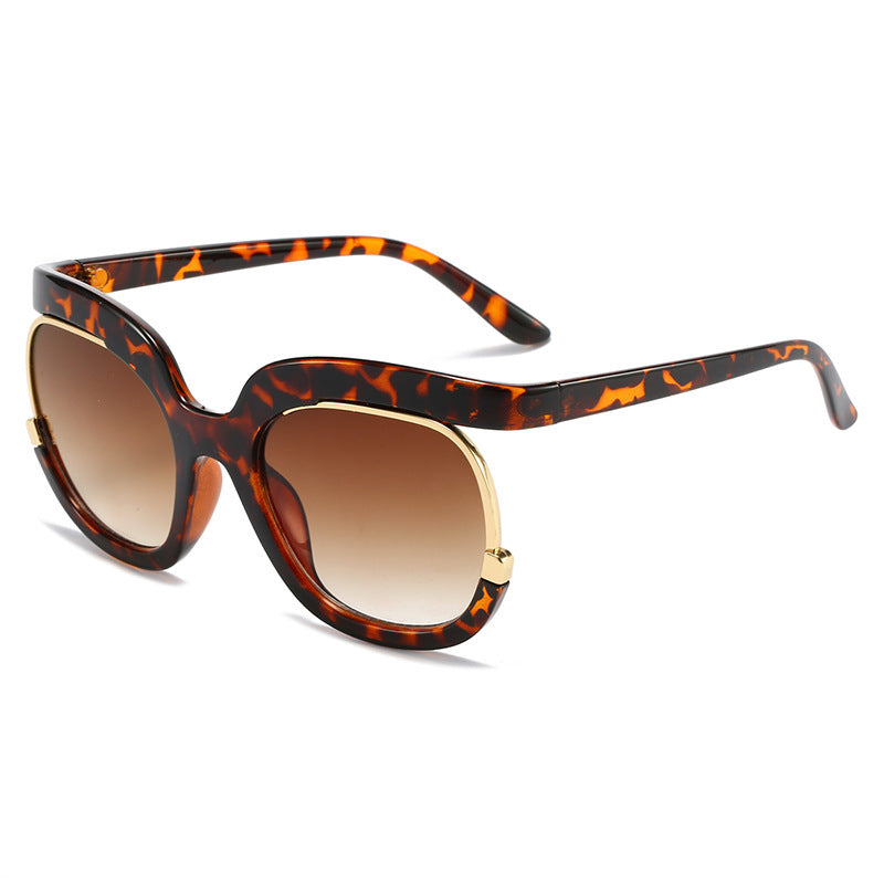 Damen Oversized Sonnenbrille mit elegantem Tortoise-Design Karnz