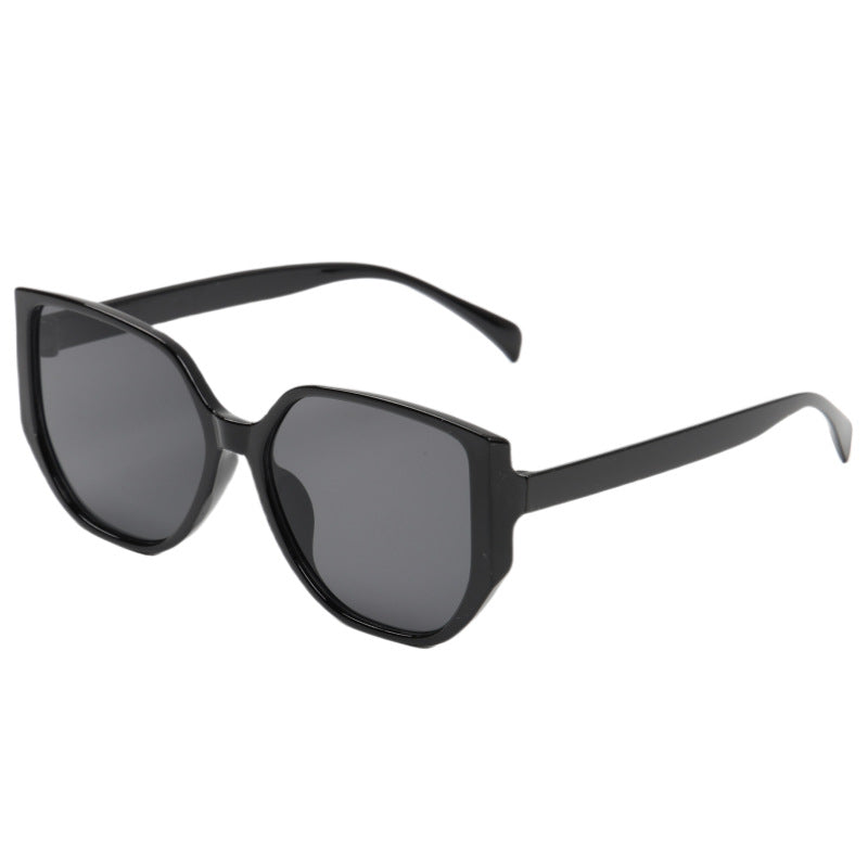 Damen modische oversized Sonnenbrille mit animalischem Muster Karnz