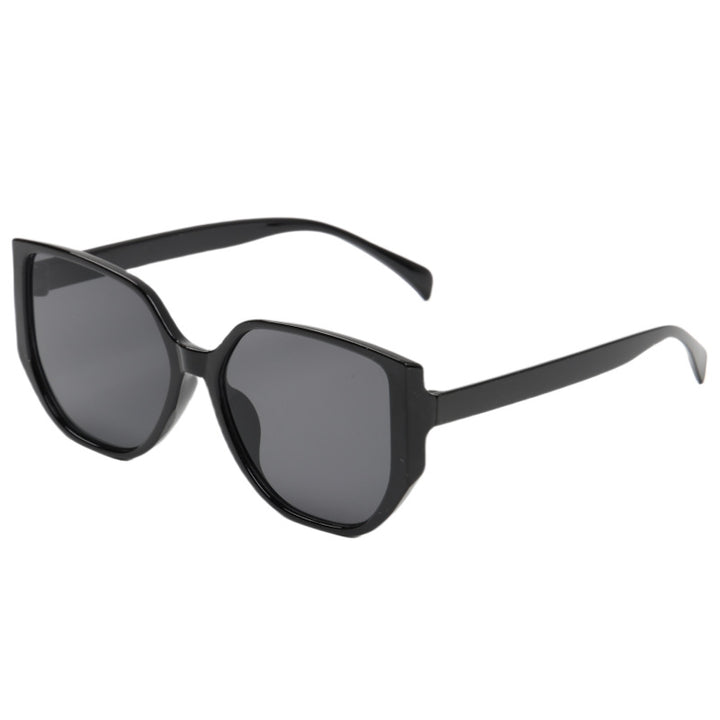 Damen modische oversized Sonnenbrille mit animalischem Muster Karnz