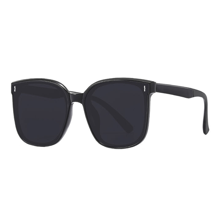 Damen modische Sonnenbrille mit quadratischem Rahmen und UV-Schutz Karnz