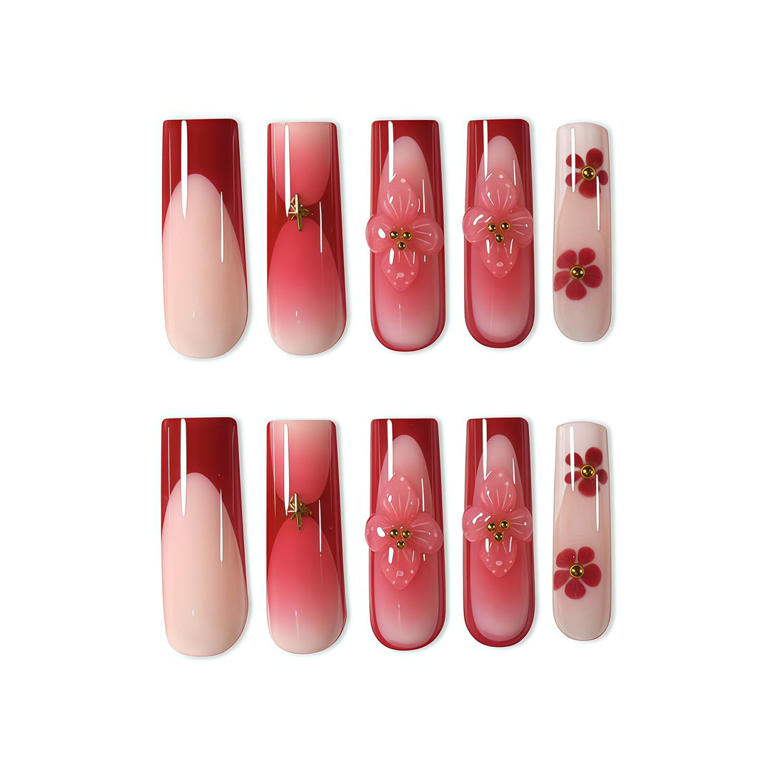 3D Floral Nail Art Verbesserungen Karnz