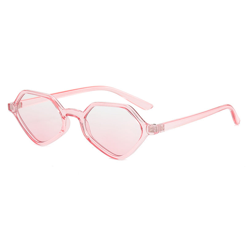 Damen Geometrische Design-Sonnenbrille mit verspiegelten Gläsern Karnz