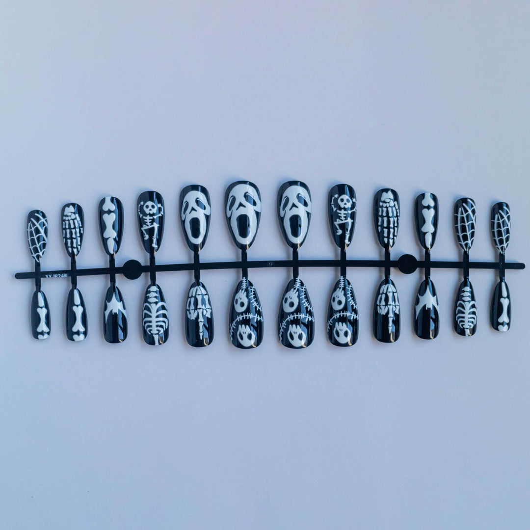Festliches Halloween-Themen-Nagelkunst-Set