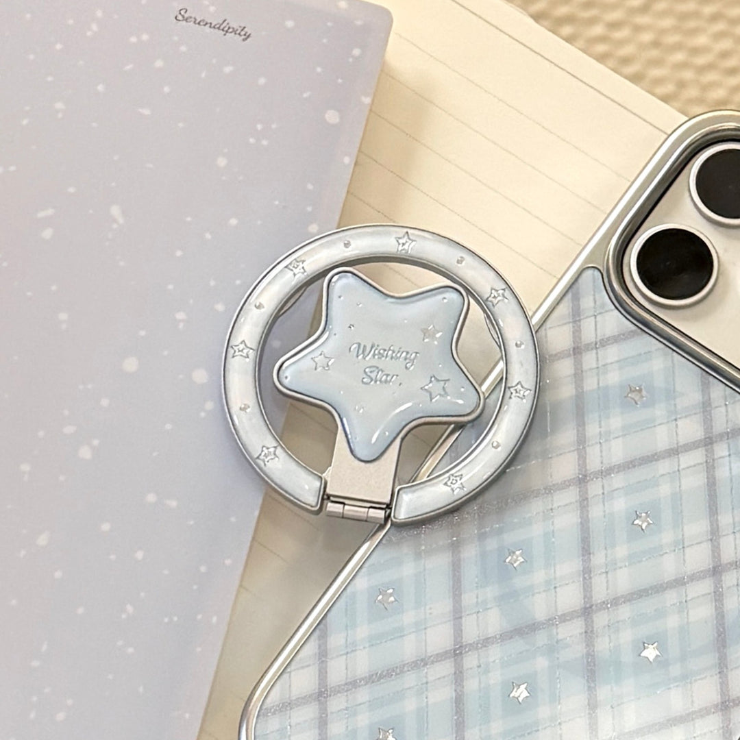 Verspielter Smartphone Fingerhalter im Sternendesign Karnz
