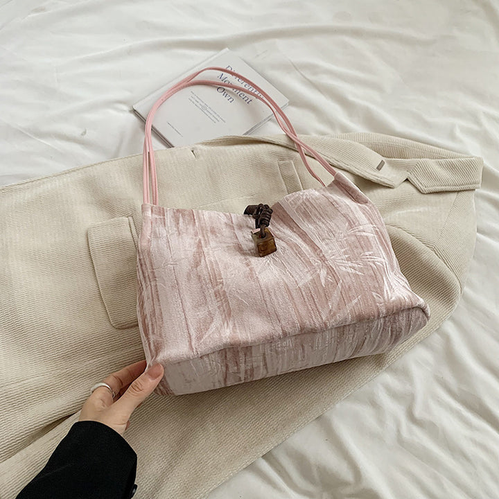 Schicke strukturierte Handtasche Karnz