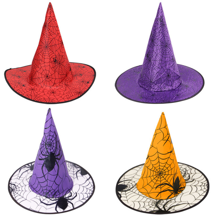 Halloween-Themen-Spinnennetz-Kostümhut