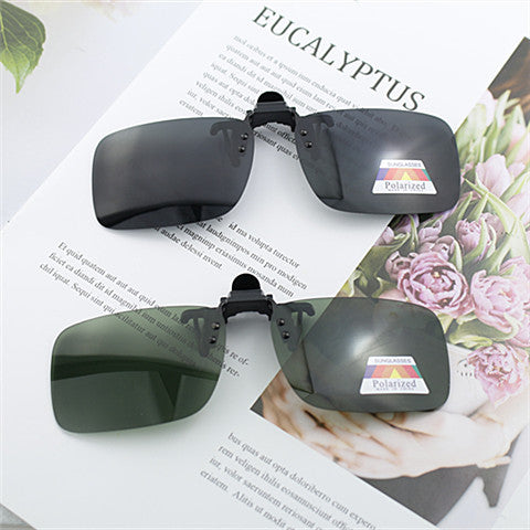 Damen Clip-On Sonnenbrille mit polarisierten Gläsern Karnz