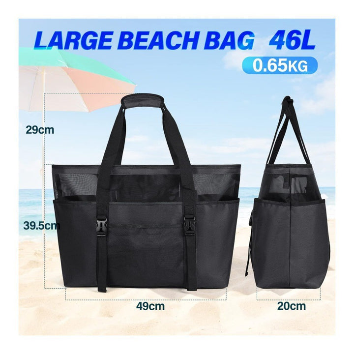 Multifunktionale Strandtasche mit Fächern Karnz