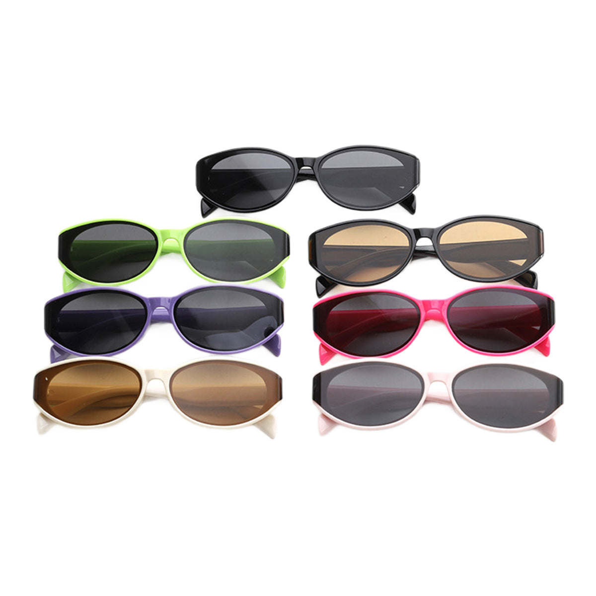 Damen stylische Sonnenbrille mit innovativem Design Karnz