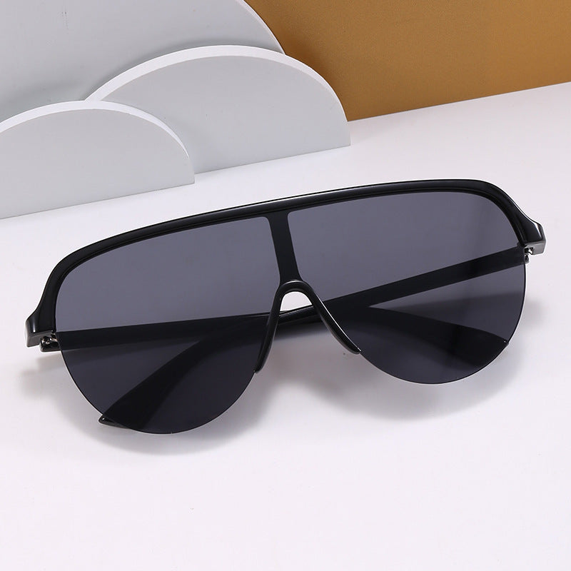 Damen oversized Visier Sonnenbrille Karnz