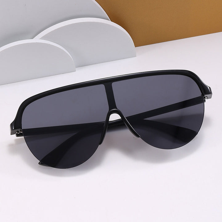 Damen oversized Visier Sonnenbrille Karnz