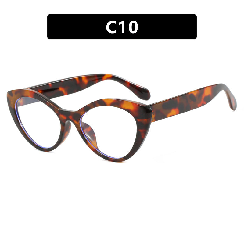 Damen kreative Cat-Eye Brille Karnz