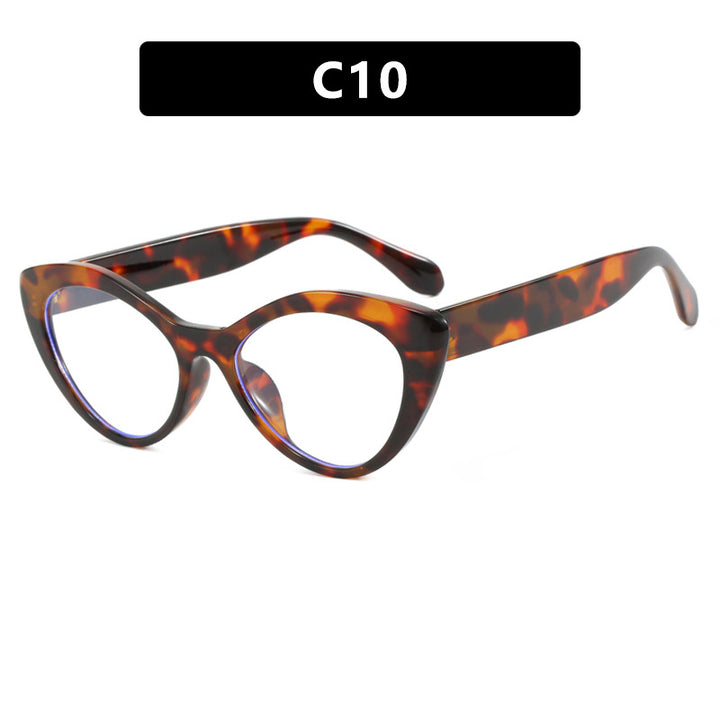 Damen kreative Cat-Eye Brille Karnz