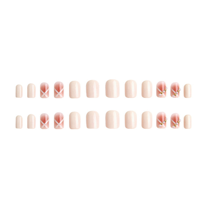 Eleganter Druck-Nagel-Set