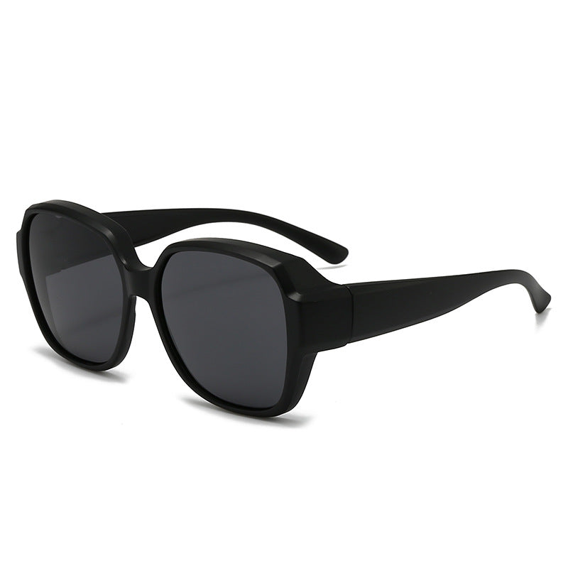 Vintage-inspirierte übergroße quadratische Sonnenbrille