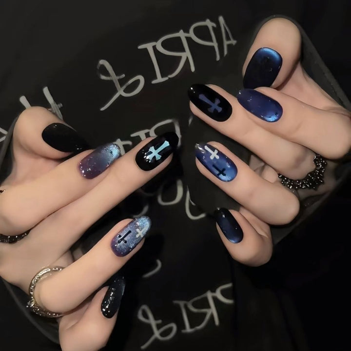 Künstlerisches Ombre Glitter Nagelkunst Set Karnz