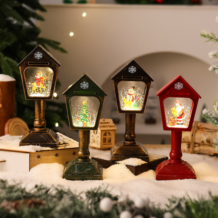 Beleuchtete Weihnachtslaterne Karnz