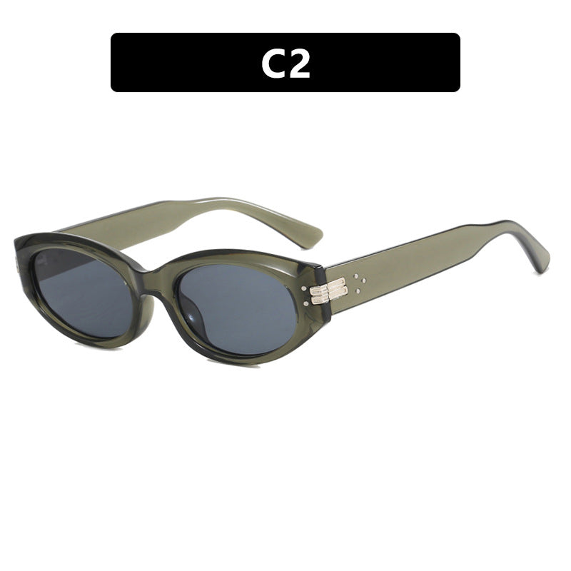 Damen modische Sonnenbrille im eleganten Retro-Stil Karnz