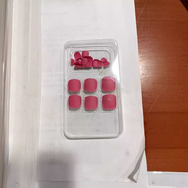 Premium Matte Press-On Nail Tips Set Karnz