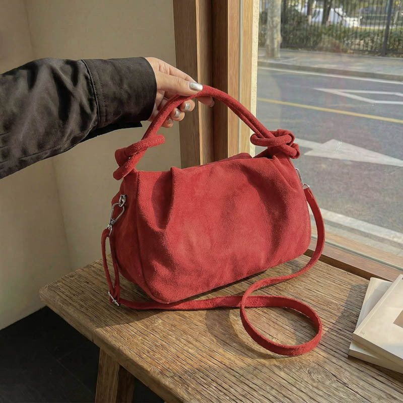 WoSoft Wildleder Hobo Tasche Karnz