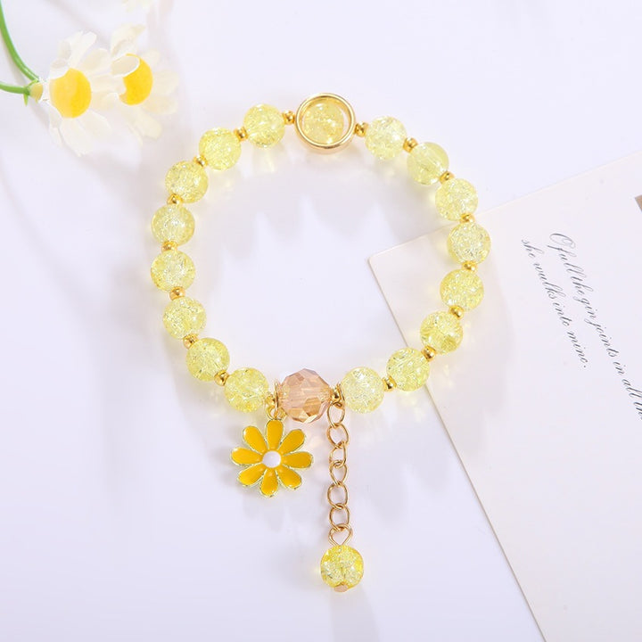 Elegantes Armband mit Blumenanhänger Karnz