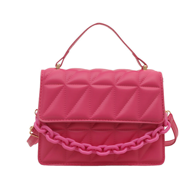 Gepolsterte Mini Satchel Handtasche Karnz