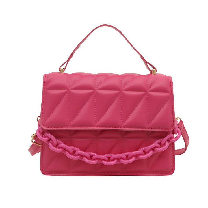 Gepolsterte Mini Satchel Handtasche Karnz