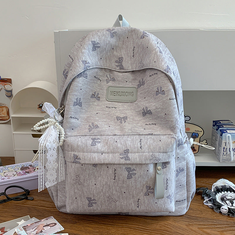 Stylische Schmetterlingsdruck Rucksack Karnz