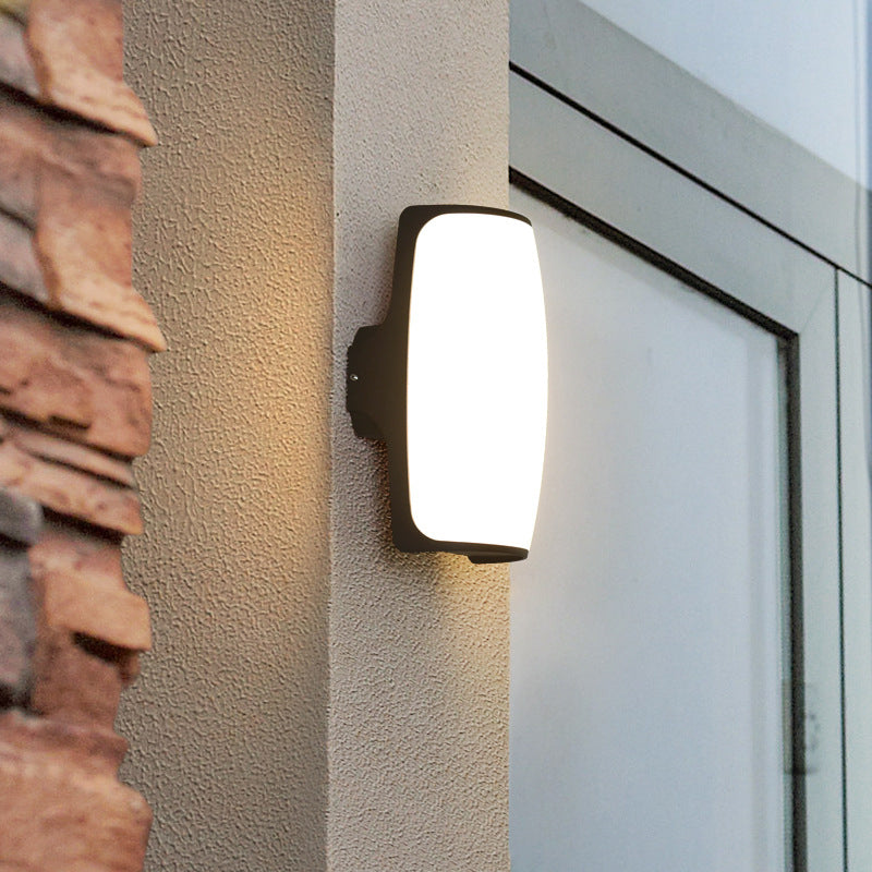 Wasserdichte Acrylgewölbte Shade LED Außenwandleuchte | Karnz