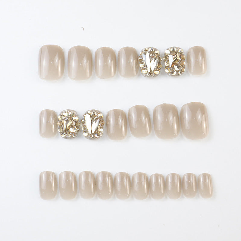 Dekorativer Strass Press-On Nail Kit