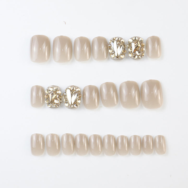 Dekorativer Strass Press-On Nail Kit