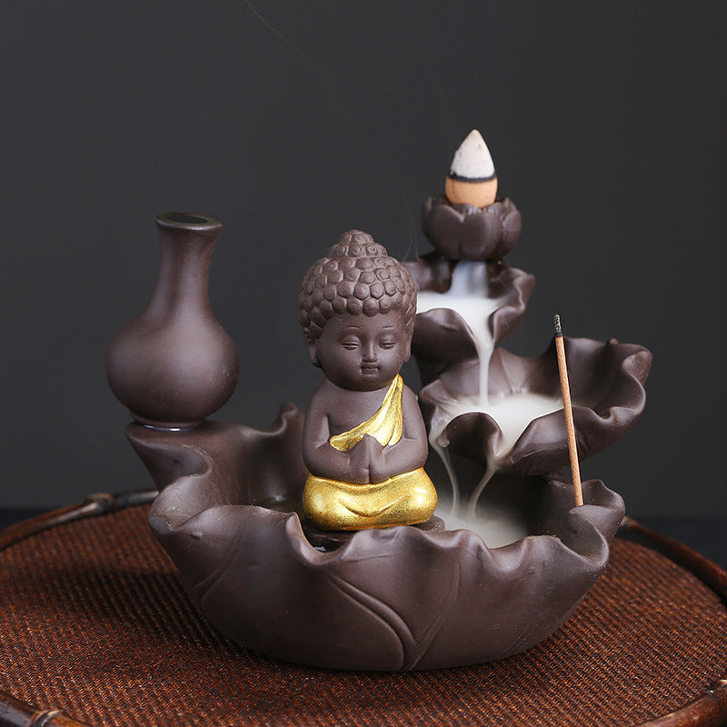 Buddha-Themen Lotus Räucherstäbchenhalter