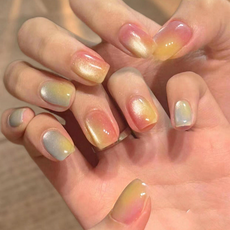 Ombre Effekt Press-On Nagelset Karnz