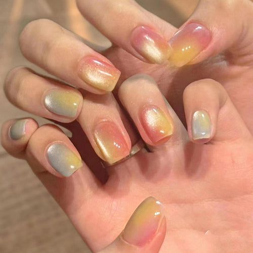 Ombre Effekt Press-On Nagelset Karnz