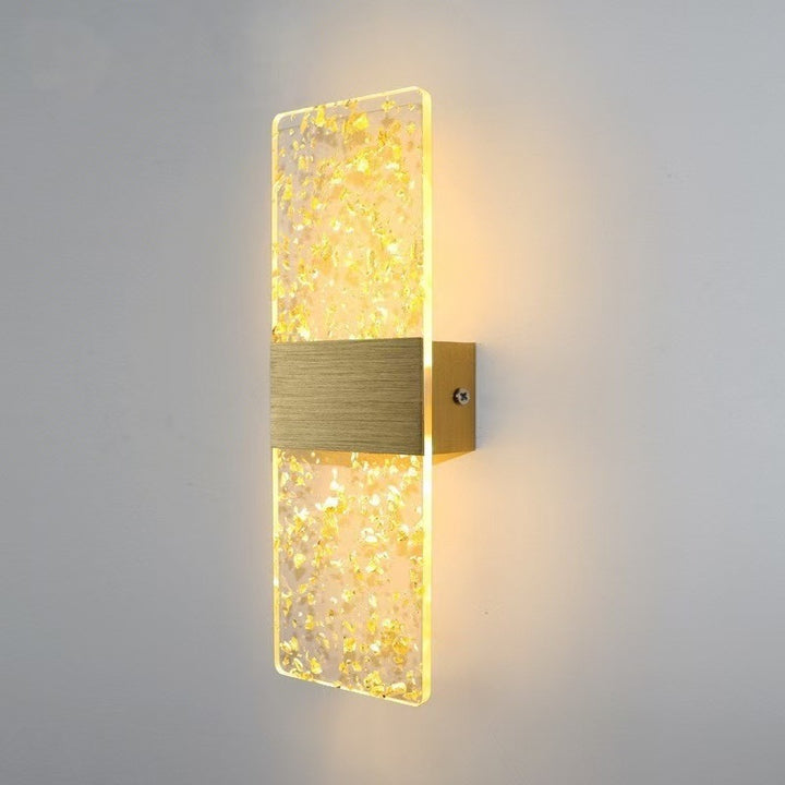 Zeitgenössische Kristall-Wandlampe