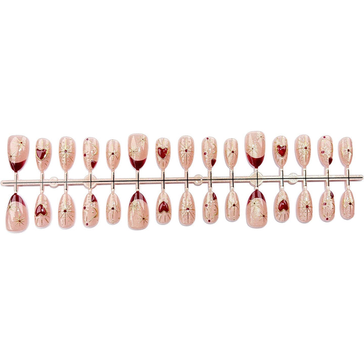 Premium Künstlerische Nail Design Press-On Kit