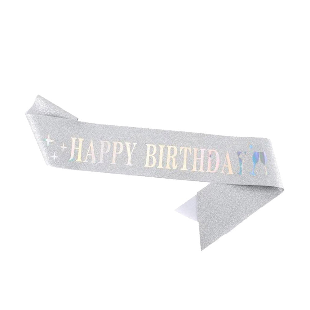 Damen Glitzernder Haarreif mit "Happy Birthday"-Aufschrift Karnz