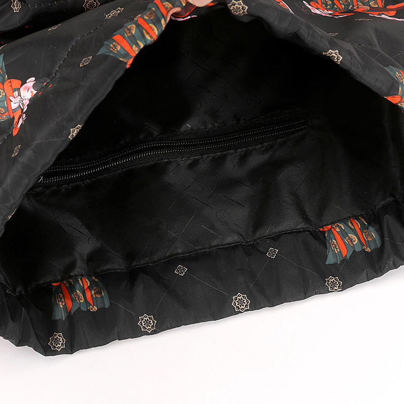 Fun Cartoon Print Drawstring Rucksack Karnz