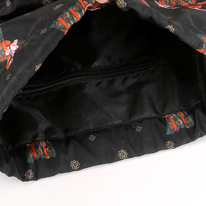 Fun Cartoon Print Drawstring Rucksack Karnz
