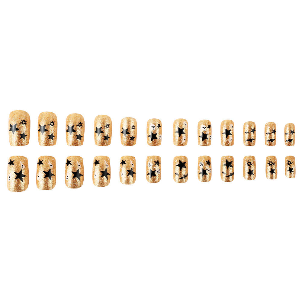 Halloween-Themen Glitzer Nagelkunst Karnz