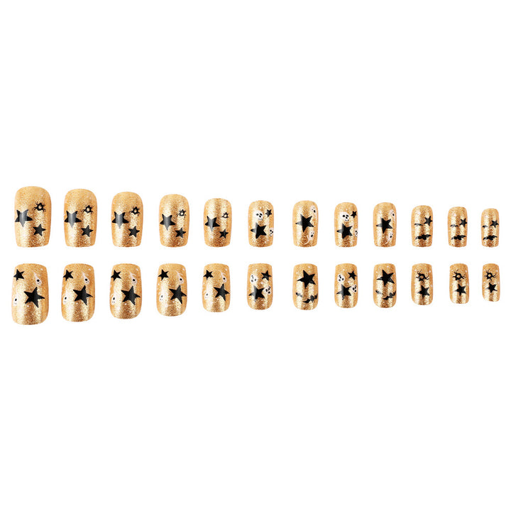 Halloween-Themen Glitzer Nagelkunst Karnz