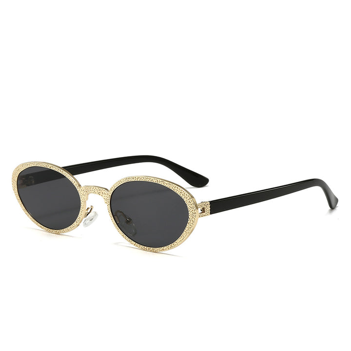Damen Glamouröse Sonnenbrille mit luxuriösem Schmuckrahmen Karnz