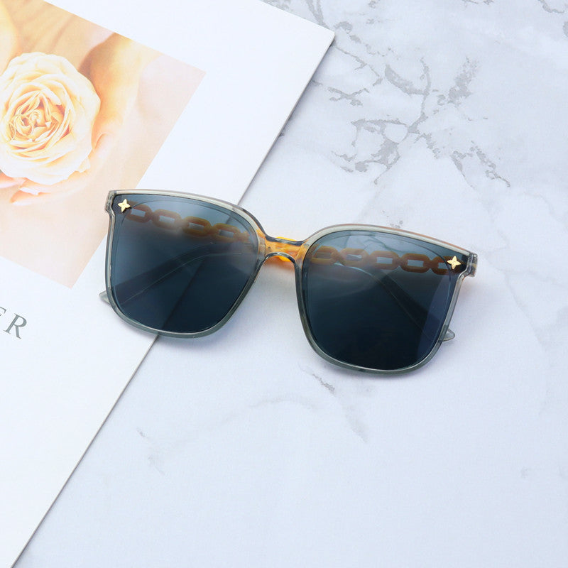 Chic Übergroße Quadratische Sonnenbrille Karnz