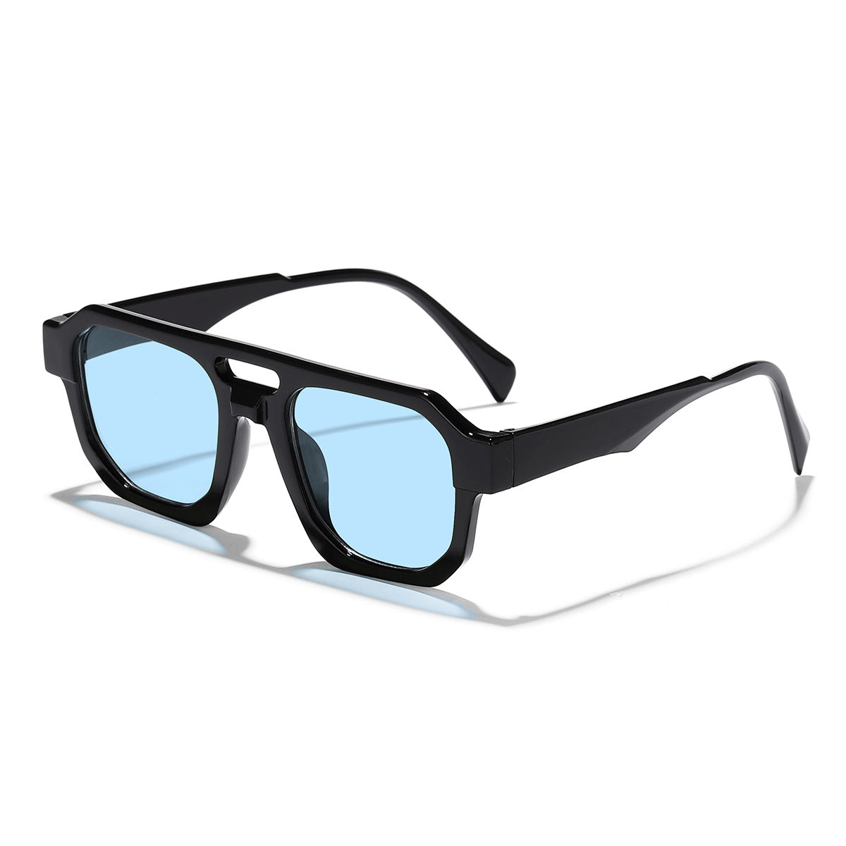 Damen moderne Sonnenbrille mit quadratischem Rahmen und UV-Schutz Karnz