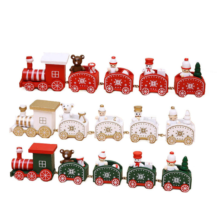 Dekoratives Weihnachtszug-Set Karnz