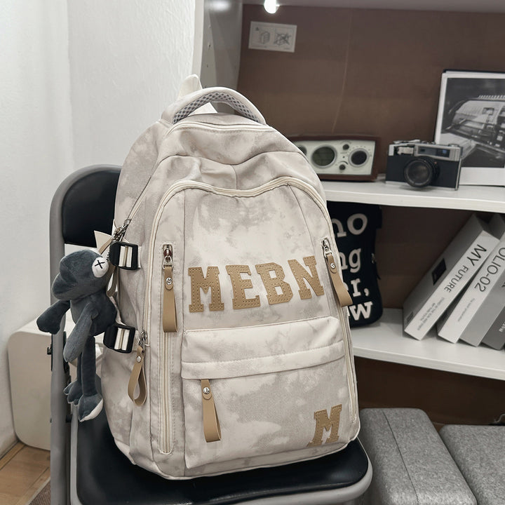 Trendiger Buchstaben-Stickerei Rucksack