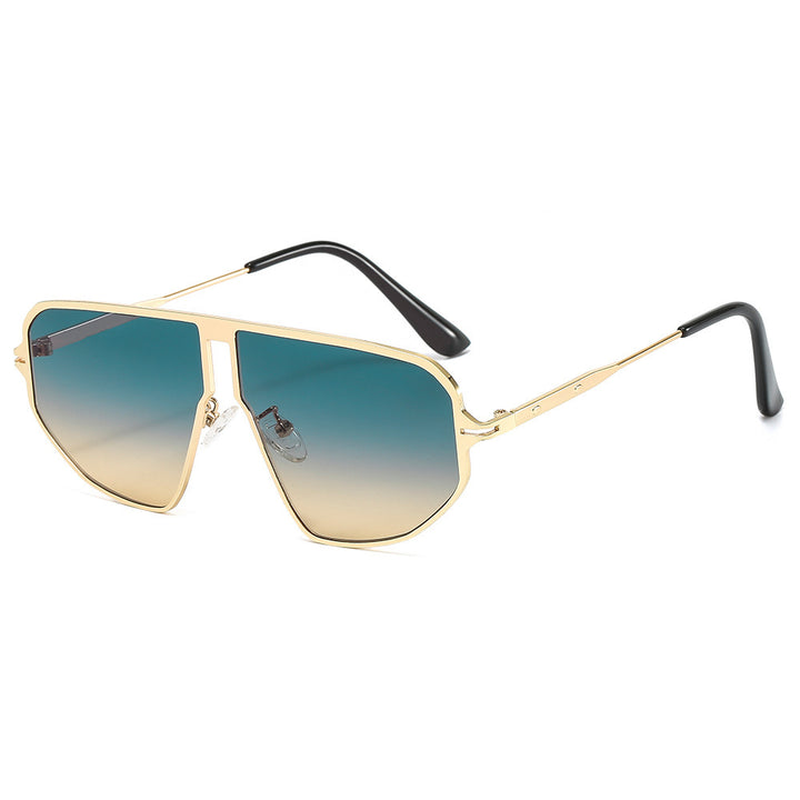 Damen auffällige Sonnenbrille im hexagonalen Design Karnz